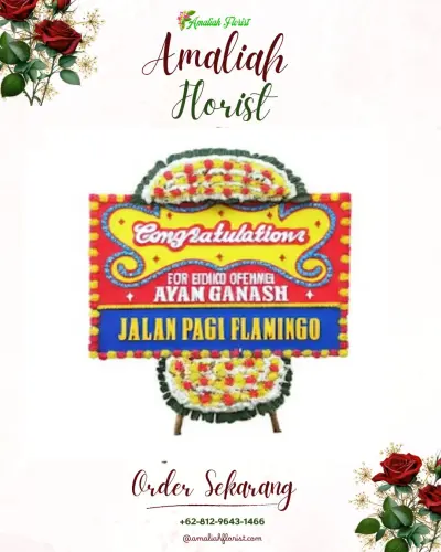 Bunga Papan Congratulation di Kaumrejo